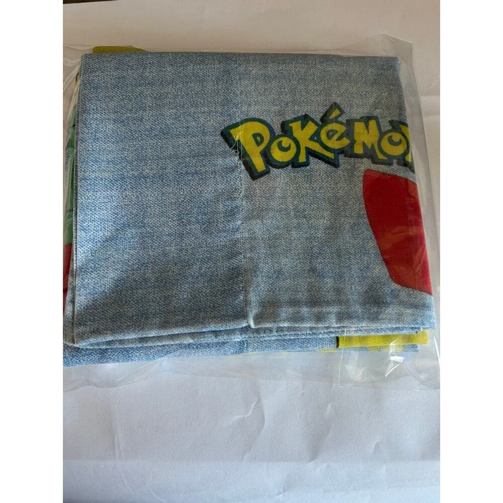 Vintage Nintendo Pokemon Pikachu Pillow Covers 1998 Set of 2